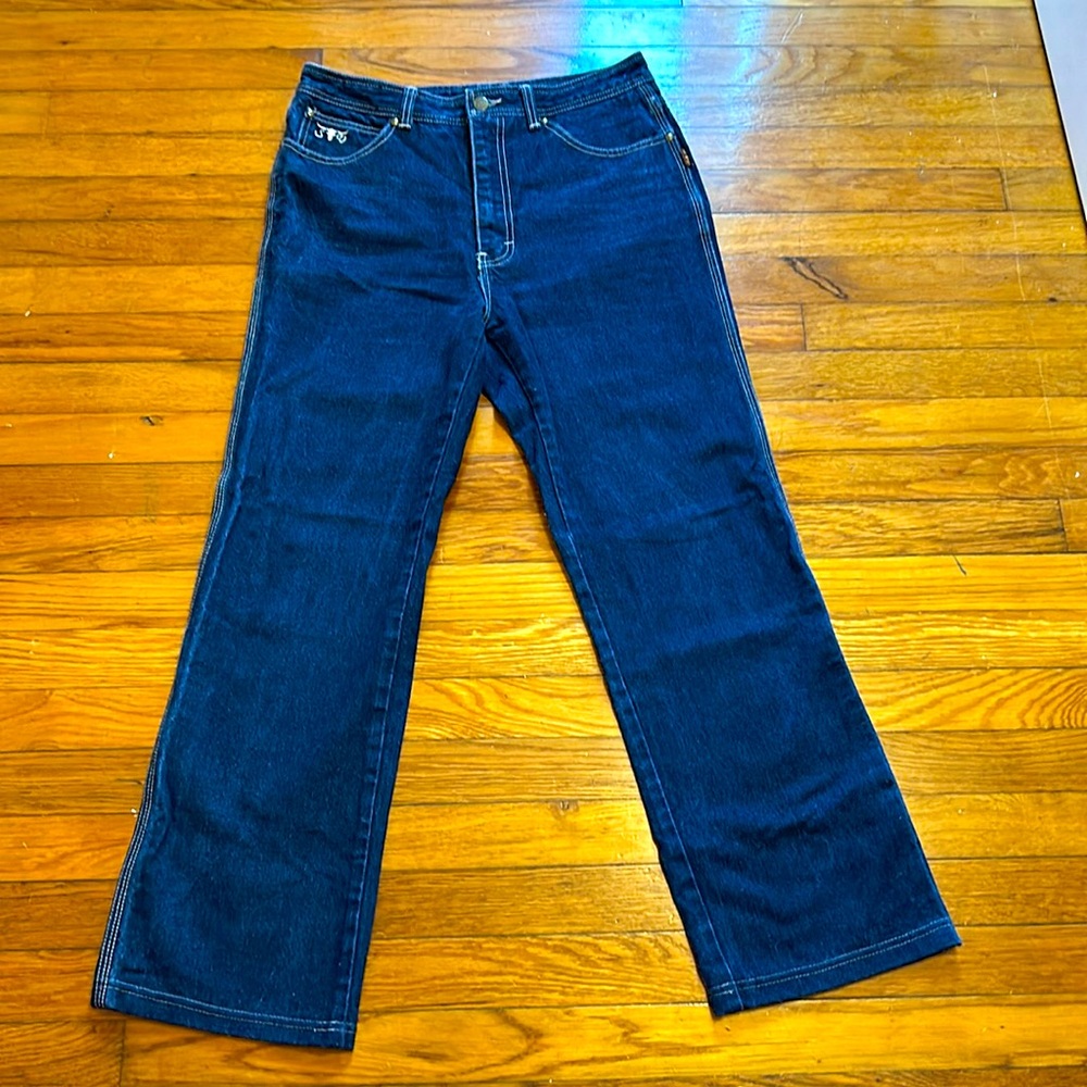 Sergio Valente Women's High Rise Jeans - Deep Blue